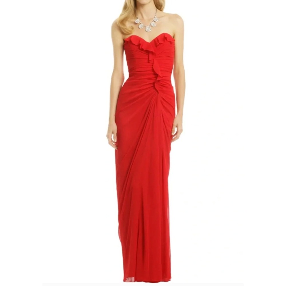 Badgley Mischka‎ Vibrant Pink Dress
